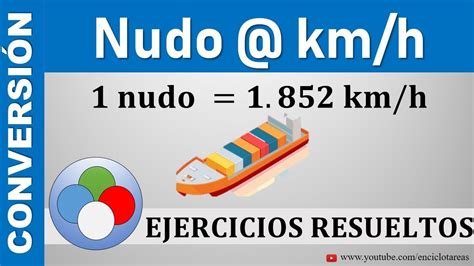 a cuánto equivale un nudo de velocidad|Convertir Kilómetros por hora a Nudos (km/h → knot)